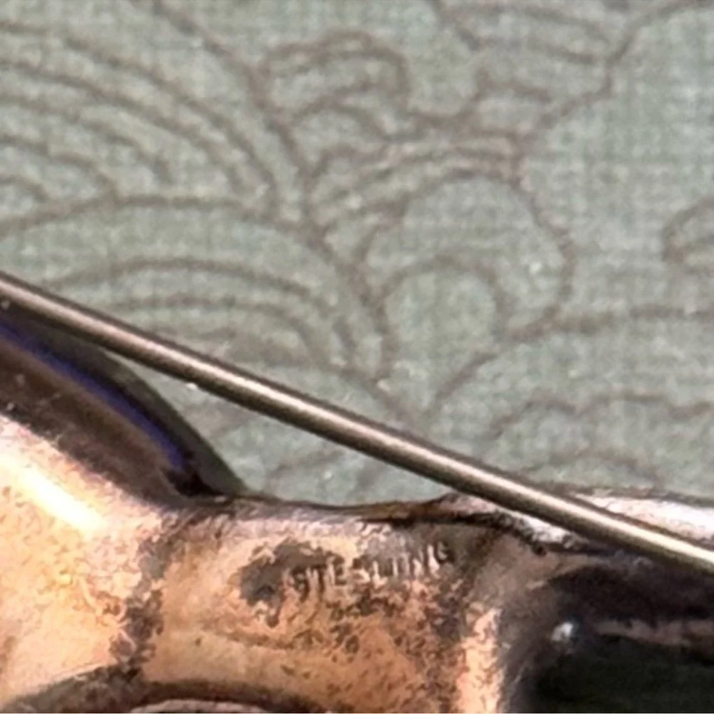 STERLING SILVER VINTAGE SEAGULL BROOCH